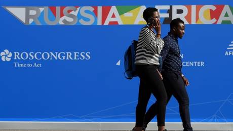 Russia-Africa Economic Forum participants in October, 2019.