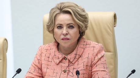 FILE PHOTO: Russian Federation Council speaker Valentina Matvienko