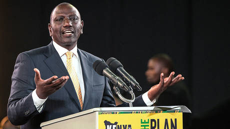 Kenyan President William Ruto.