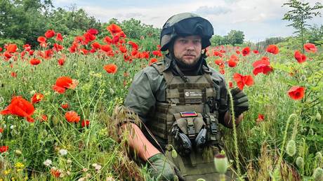 FILE PHOTO. Military correspondent Rostislav Zhuravlev.