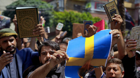 Muslim-majority nations expressed outrage Friday at the desecration of the Islamic holy book in Sweden, July 21, 2023