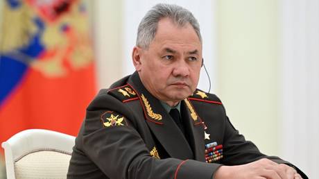 Russian Defense Minister Sergey Shoigu.