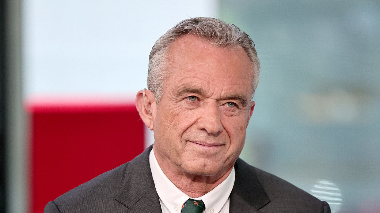 Robert F. Kennedy Jr. visits "The Faulkner Focus"at Fox News Channel Studios on June 02, 2023 in New York City