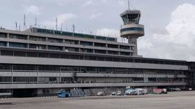 Airport runway lights stolen