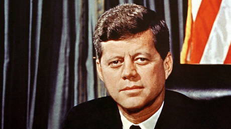  John F Kennedy, US president from 1961-1963.