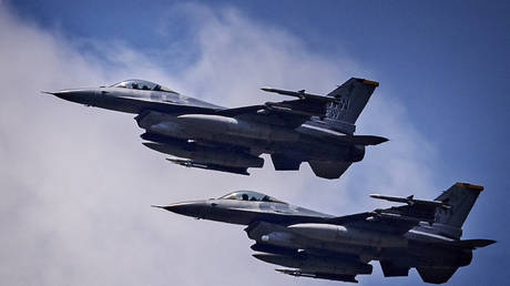 FILE PHOTO. F16 fighter jets fly in formation during U.S.-Philippines joint air force exercises