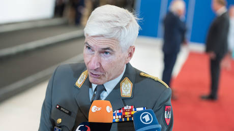 FILE PHOTO: the head of the EU military committee, General Robert Brieger