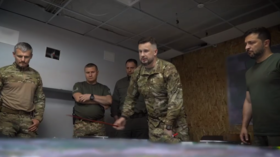 Zelensky visits Ukrainian Neo-Nazi leader (VIDEO)