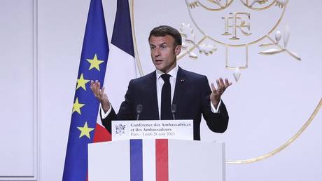 Macron calls French presidential term limit ‘bulls**t’