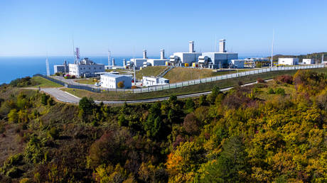 The Beregovaya compressor station is the last in the chain of stations in the Russian territory through which gas is supplied for the Blue Stream.