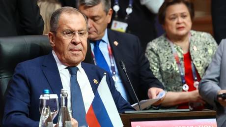 Russian Foreign Minister Sergey Lavrov.