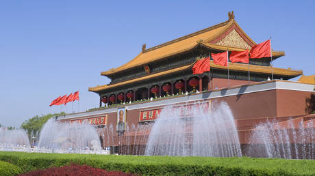 FILE PHOTO: Tiananmen Gate in Beijing.