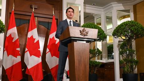 FILE PHOTO: Justin Trudeau takes part in a press conference in Singapore, September 8, 2023