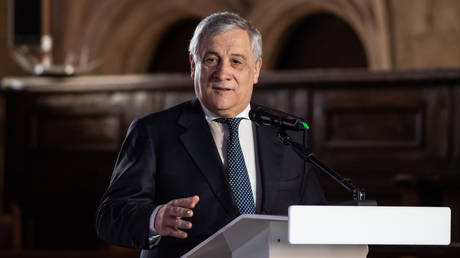Italian Deputy Prime Minister and Foreign Minister Antonio Tajani.