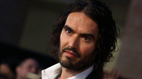 Russell Brand attends the Pride of Britain awards at The Grosvenor House Hotel on October 6, 2014 in London, England