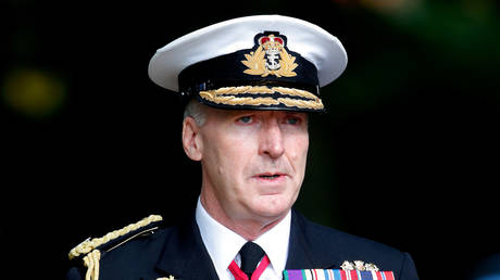 The UK's Chief of the Defense Staff, Admiral Sir Tony Radakin