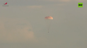 Record-breaking Russian-American ISS crew returns to Earth (VIDEO)