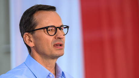 FILE PHOTO: Polish Prime Minister Mateusz Morawiecki