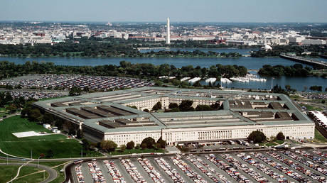 The Pentagon building is seen in this undated aerial photo. headquarters of the Department of Defense, in Washington, DC in an undated photo
