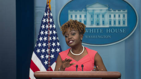 FILE PHOTO: White House press secretary Karine Jean-Pierre