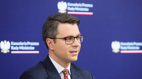 FILE PHOTO: Polish Government Spokesman Piotr Muller