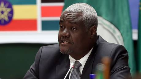 African Union Commission Chairperson Moussa Faki Mahamat.