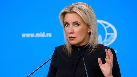 Official representative of the Russian Ministry of Foreign Affairs Maria Zakharova.