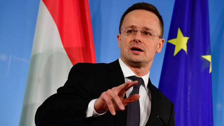 Hungarian Foreign Minister Peter Szijjarto.