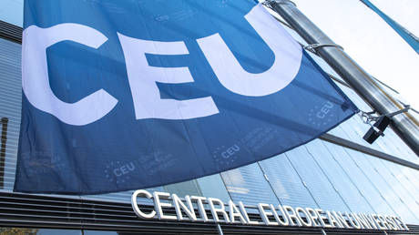 FILE PHOTO: Campus of the CEU (Central European University) in Vienna, Austria, October 6, 2020.