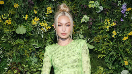 FILE PHOTO: Gigi Hadid attends the British Vogue X Self-Portrait Summer Party at Chiltern Firehouse on July 20, 2022 in London, England.