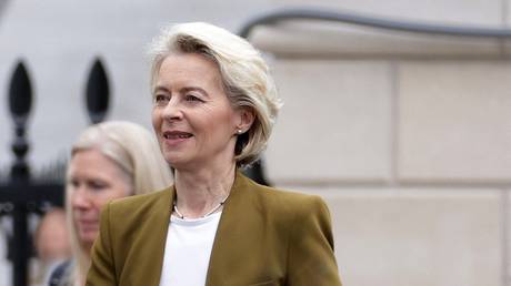 European Commission President Ursula von der Leyen in Washington, DC, October 20, 2023.