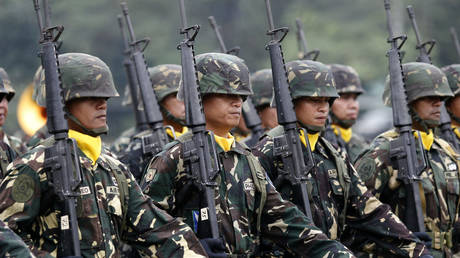 FILE PHOTO. Philippines troops.