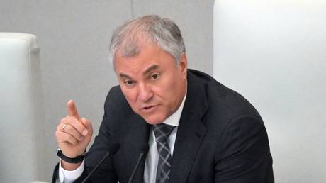 Russian State Duma Chairman Vyacheslav Volodin