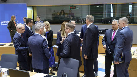 EU leaders are discussing the situation in the Middle East at a summit in Brussels on October 26