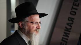 Russia’s chief rabbi hospitalized after dancing accident