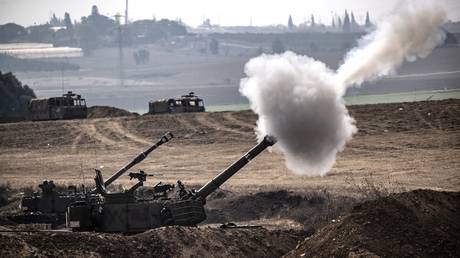 FILE PHOTO: Israeli forces shell Gaza.