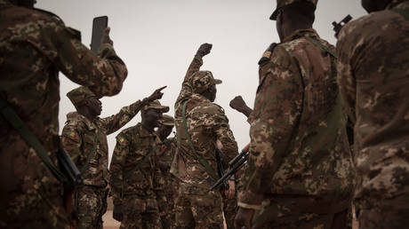 FILE PHOTO: Malian soldiers.
