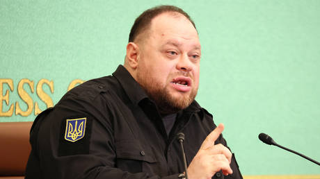FILE PHOTO: The Ukrainian Verkhovnaya Rada speaker, Ruslan Stefanchuk