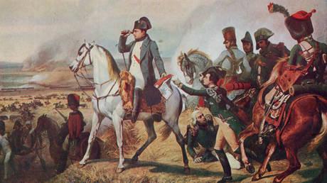 The Battle of Wagram 1809, 1938. Napoleon Bonaparte.