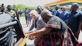 EU donates seized military vehicles to Ghana