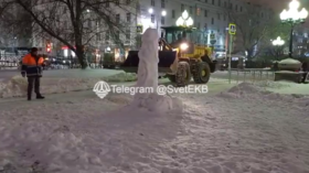 Apelo para combater 'pênis de neve' é emitido na Rússia
