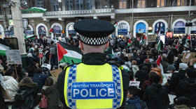 UK women charged under terrorism law for protest posters