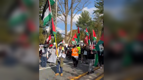 Gaza war protesters march on Biden’s home (VIDEOS)