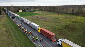 Polish truckers blocking Ukraine military cargos – media