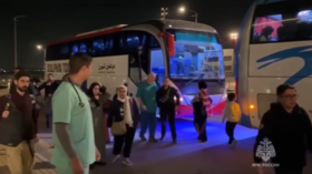Russian evacuees brought home from Gaza