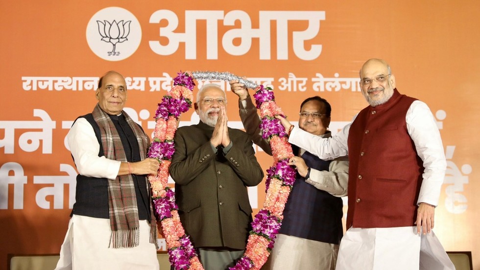 Modi’s party wins elections in India’s heartland states