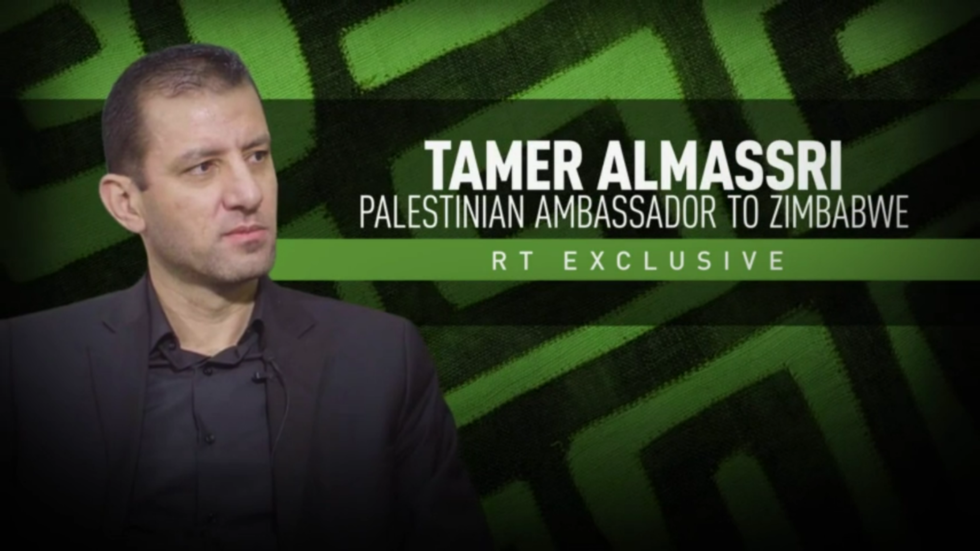 Rt Interview Palestinian ambassador to Zimbabwe spoke with RT on war in Gaza — RT ...