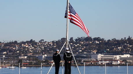 File photo of US Navy personnel on January 18, 2020 in Coronado, California.
