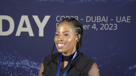Princess Mthombeni, an award-winning international communication specialist and founder of the Africa4Nuclear YouTube channel.