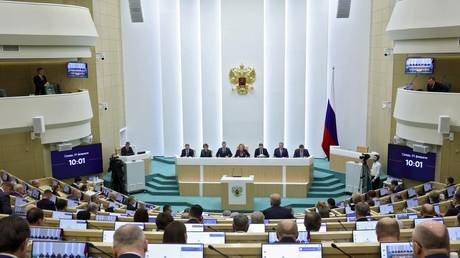 FILE PHOTO. The upper chamber of the Russian parliament.